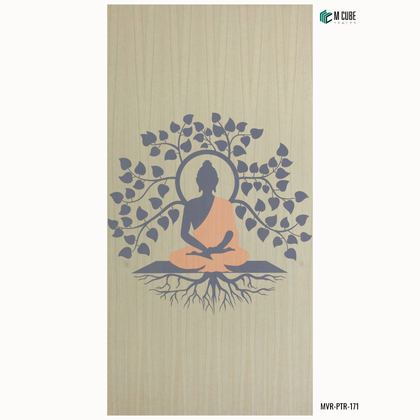 Marquetry Veneer Decorative Panel – MVR-PTR-171 | 8 × 4 ft, 4 mm