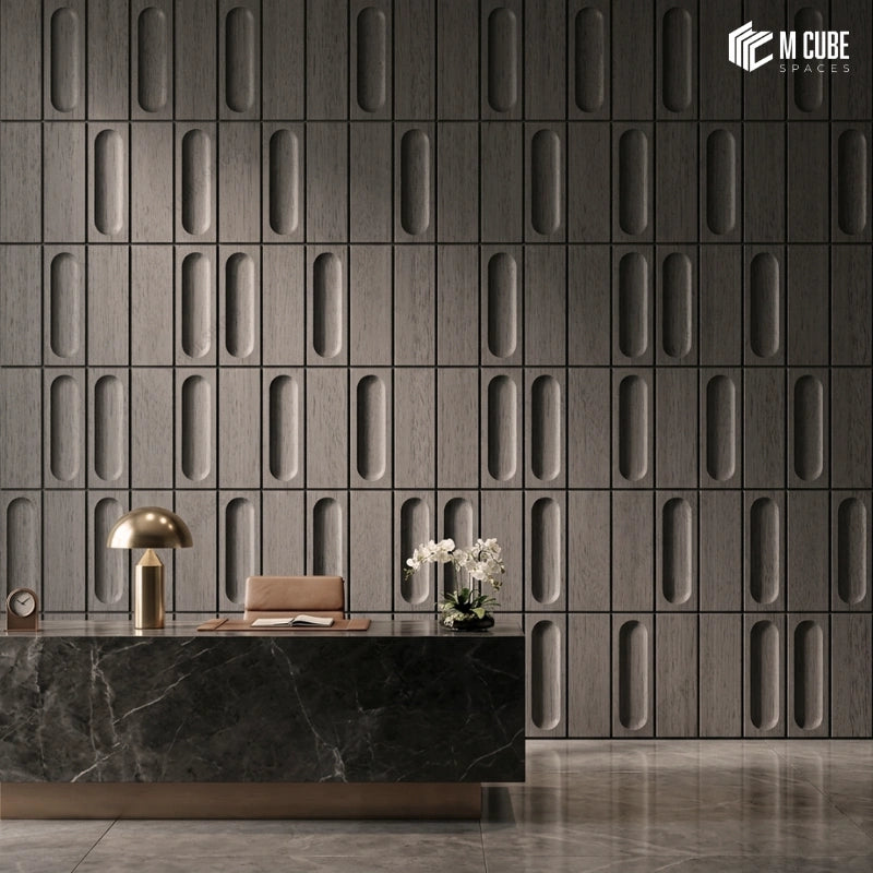 Premium Textured Wood Finish Wall Panels for Hospitality and Commercial Spaces