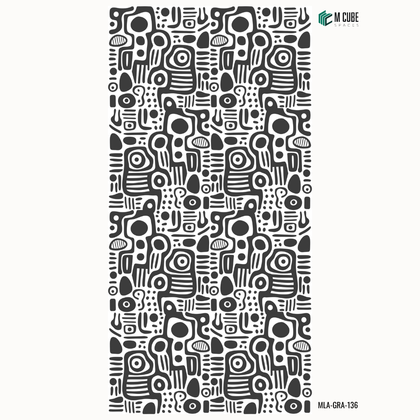 MLA-GRA-136 Modern Digital Decorative Laminate for Statement Interiors | 1 mm, 8 ft × 4 ft