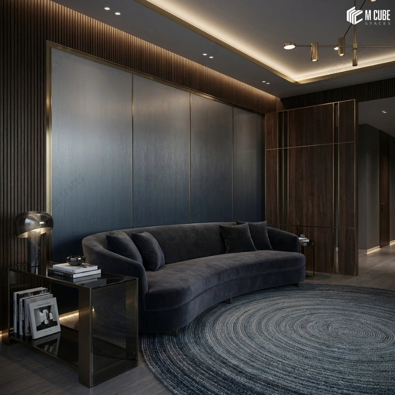 Dark Ombre Laminates for Lounge Feature Wall