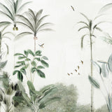 Vanashree Botanical wallpaper for living room & resort interiors | MWA-LWZ-303