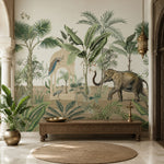 Safari Botanical wallpaper design view 2 | MWA-LWZ-302