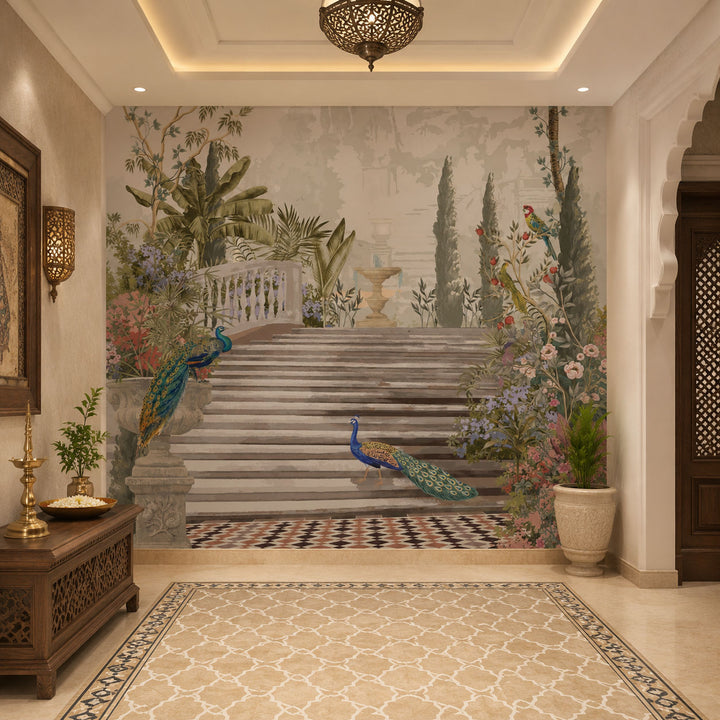 Secret Garden Architecture wallpaper design view 2 | MWA-LWZ-300