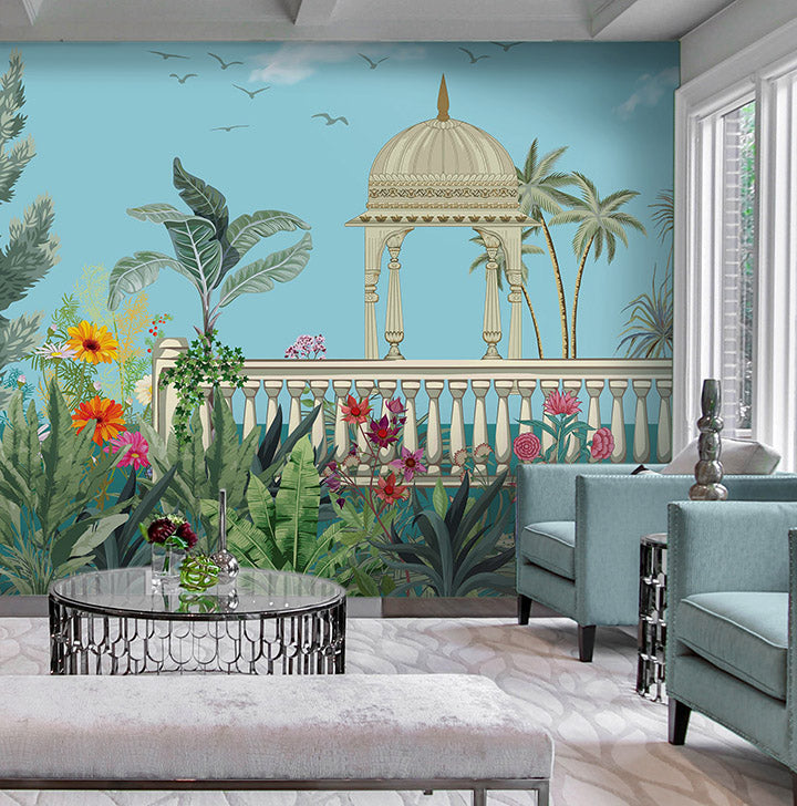 Sky Garden Architecture wallpaper design view 2 | MWA-LWZ-298