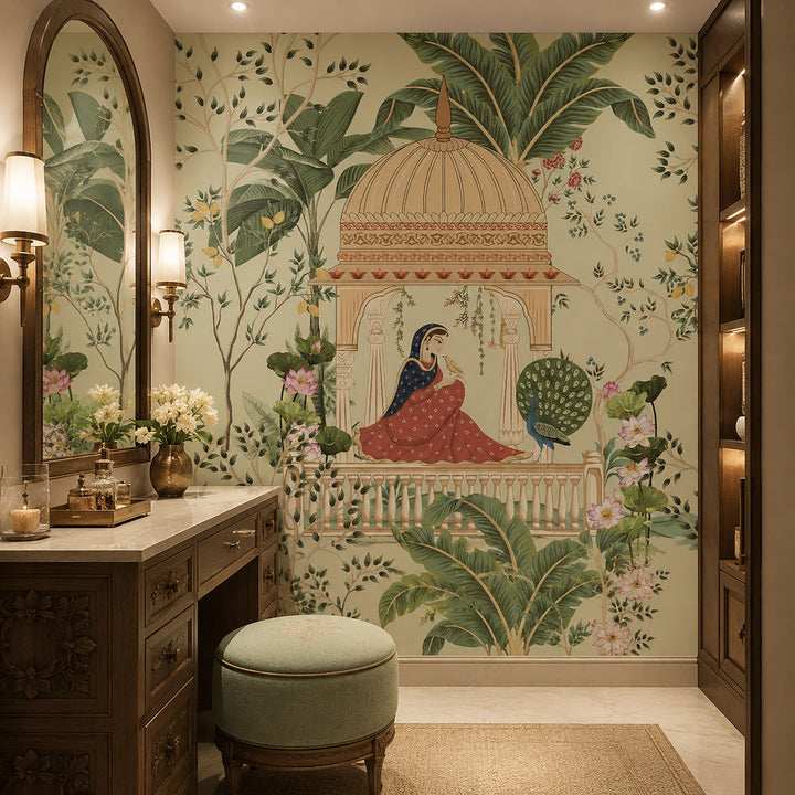 The Queens Garden Architecture wallpaper design view 2 | MWA-LWZ-297