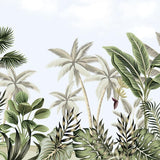 Tropical Breeze Botanical wallpaper for living room & resort interiors | MWA-LWZ-291