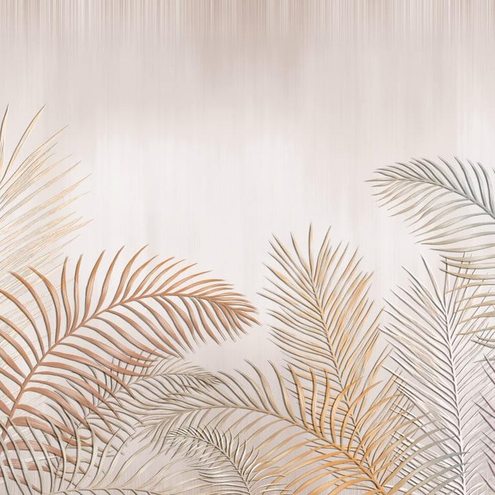 Elegant Palm Silhouettes Botanical wallpaper for living room & resort interiors | MWA-LWZ-290