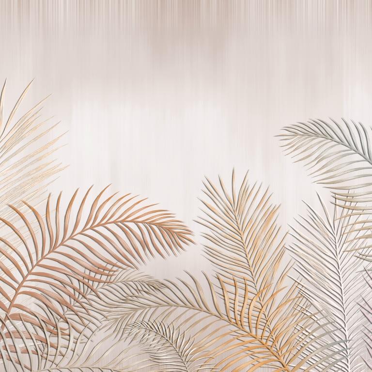 Elegant Palm Silhouettes Botanical wallpaper for living room & resort interiors | MWA-LWZ-290