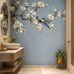 Magnolia Birds Botanical wallpaper design view 2 | MWA-LWZ-274