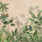 Jungle Canopy Life Botanical wallpaper for living room & resort interiors | MWA-LWZ-264