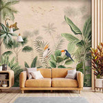 Jungle Canopy Life Botanical wallpaper design view 2 | MWA-LWZ-264