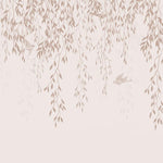 Weeping Willow Birds Botanical wallpaper for living room & bedroom interiors | MWA-LWZ-261