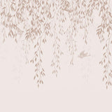 Weeping Willow Birds Botanical wallpaper for living room & bedroom interiors | MWA-LWZ-261