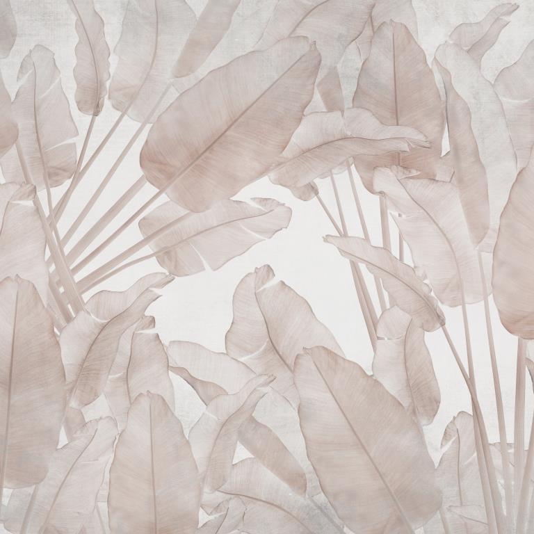 Whispering Banana Leaves Botanical wallpaper for living room & bedroom interiors | MWA-LWZ-260