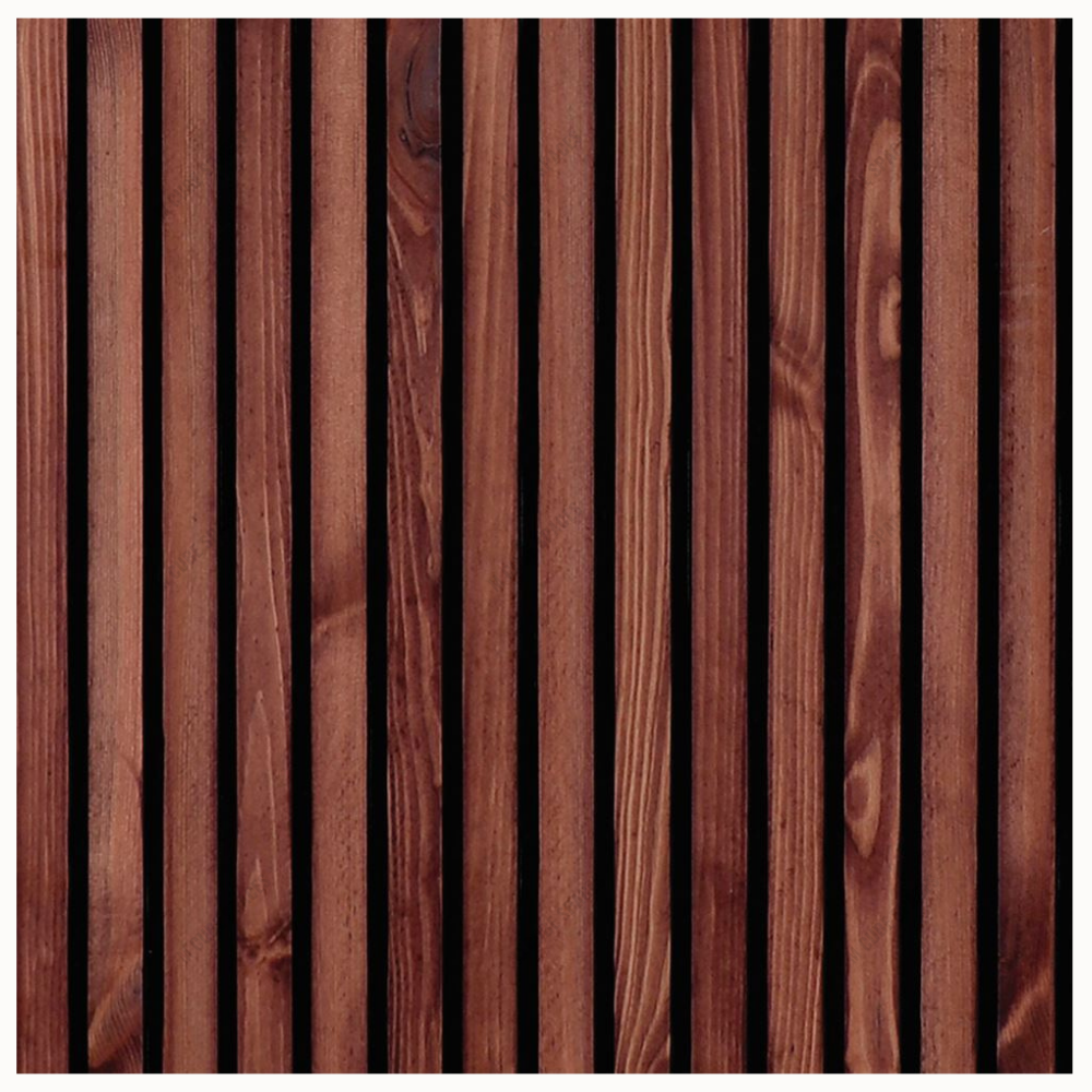 NWF-370S Red Brown Wood – Pinewood Wall Panels – M Cube Spaces