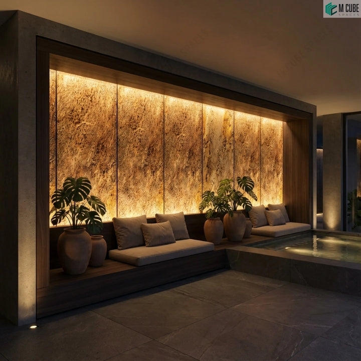 Translucent Stone Veneer - Roma White Marble inspiration