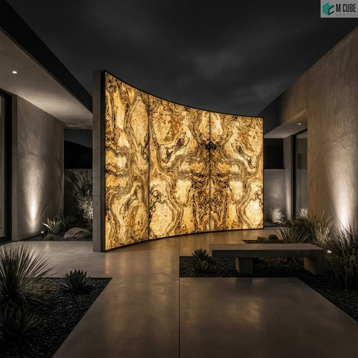 Translucent Stone Veneer - Rubino Beige Marble inspiration