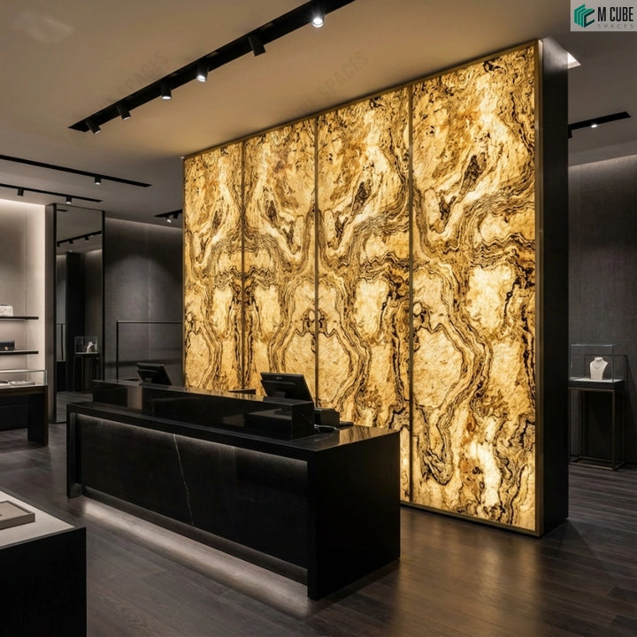 Translucent Stone Veneer - Rubino Beige Marble inspiration