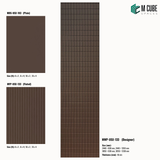 Sandora decorative, plain and fluted 6 mm HDHMR wall panels MWP-USX-133 for living room feature walls, TV wall cladding and bedroom interiors | M Cube Spaces, Bangalore, India