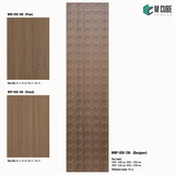Sandora decorative, plain and fluted 6 mm HDHMR wall panels MWP-USX-136 for living room feature walls, TV wall cladding and bedroom interiors | M Cube Spaces, Bangalore, India