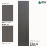 Sandora decorative, plain and fluted 6 mm HDHMR wall panels MWP-USX-139 for living room feature walls, TV wall cladding and bedroom interiors | M Cube Spaces, Bangalore, India