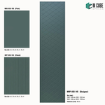 Sandora decorative, plain and fluted 6 mm HDHMR wall panels MWP-USX-145 for living room feature walls, TV wall cladding and bedroom interiors | M Cube Spaces, Bangalore, India
