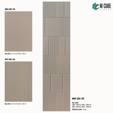 Sandora Decorative, Plain & Fluted Wall Panel Combination | MWP-USX-126