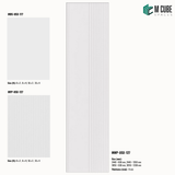 Sandora Decorative, Plain & Fluted Wall Panel Combination | MWP-USX-127