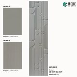Sandora Decorative, Plain & Fluted Wall Panel Combination | MWP-USX-131