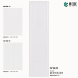 Sandora Decorative, Plain & Fluted Wall Panel Combination | MWP-USX-120