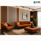 Sandora Decorative, Plain & Fluted Wall Panel Combination | MWP-USX-138