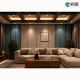 Sandora Decorative, Plain & Fluted Wall Panel Combination | MWP-USX-145