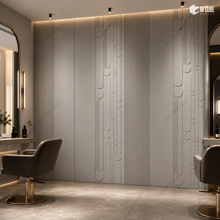 Sandora Decorative, Plain & Fluted Wall Panel Combination | MWP-USX-131 inspiration