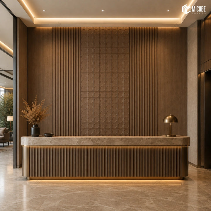 Sandora Decorative, Plain & Fluted Wall Panel Combination | MWP-USX-136 inspiration