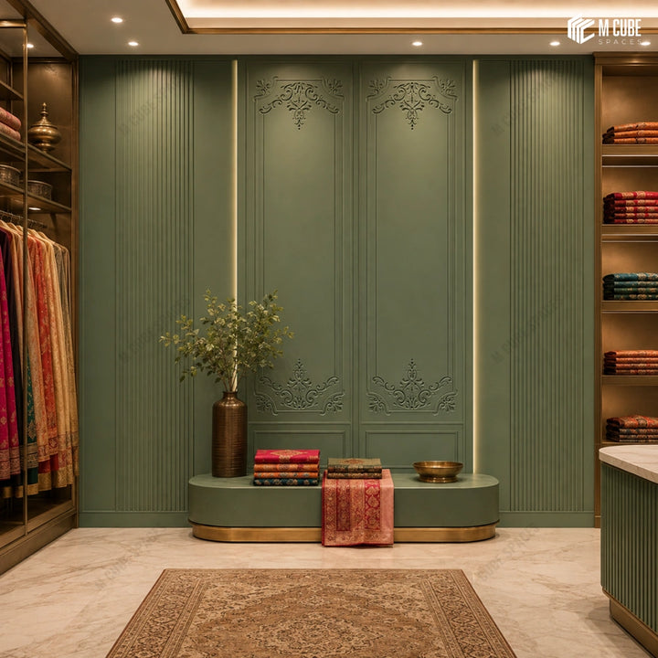 Sandora Decorative, Plain & Fluted Wall Panel Combination | MWP-USX-121 inspiration