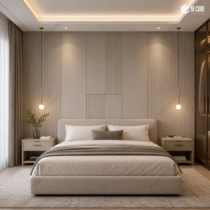 Sandora Decorative, Plain & Fluted Wall Panel Combination | MWP-USX-122 inspiration