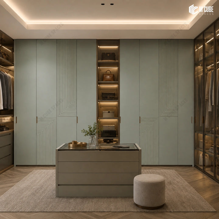 Sandora Decorative, Plain & Fluted Wall Panel Combination | MWP-USX-124 inspiration