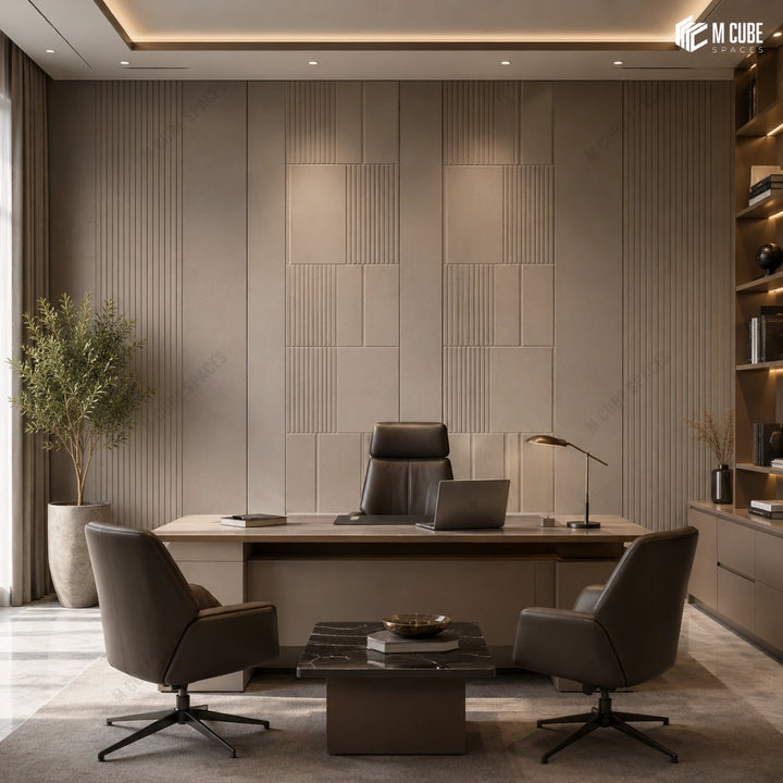 Sandora Decorative, Plain & Fluted Wall Panel Combination | MWP-USX-126 inspiration