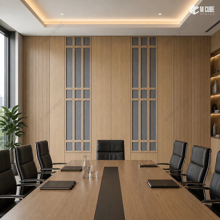 Sephora Designer, Plain & Fluted HDHMR Wall Panel Combination – 8 mm | MWP-USX-101 inspiration