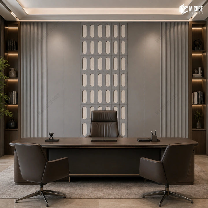 Sephora Designer, Plain & Fluted HDHMR Wall Panel Combination – 8 mm | MWP-USX-110 inspiration