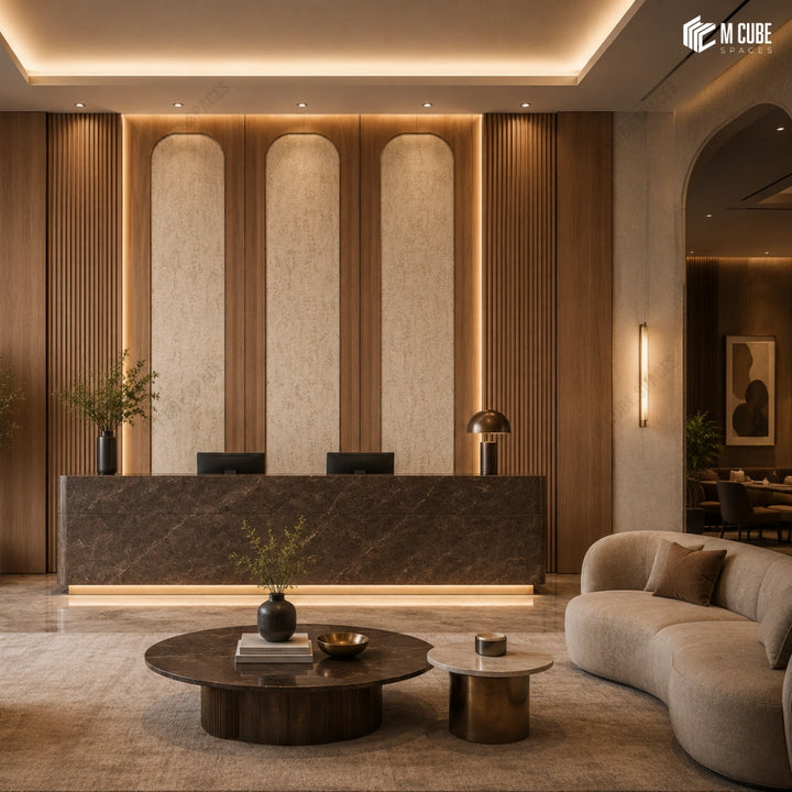 Sephora Designer, Plain & Fluted HDHMR Wall Panel Combination – 8 mm | MWP-USX-111 inspiration