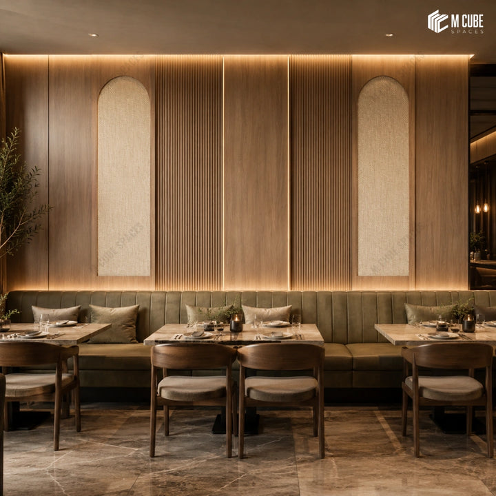 Sephora Designer, Plain & Fluted HDHMR Wall Panel Combination – 8 mm | MWP-USX-113 inspiration