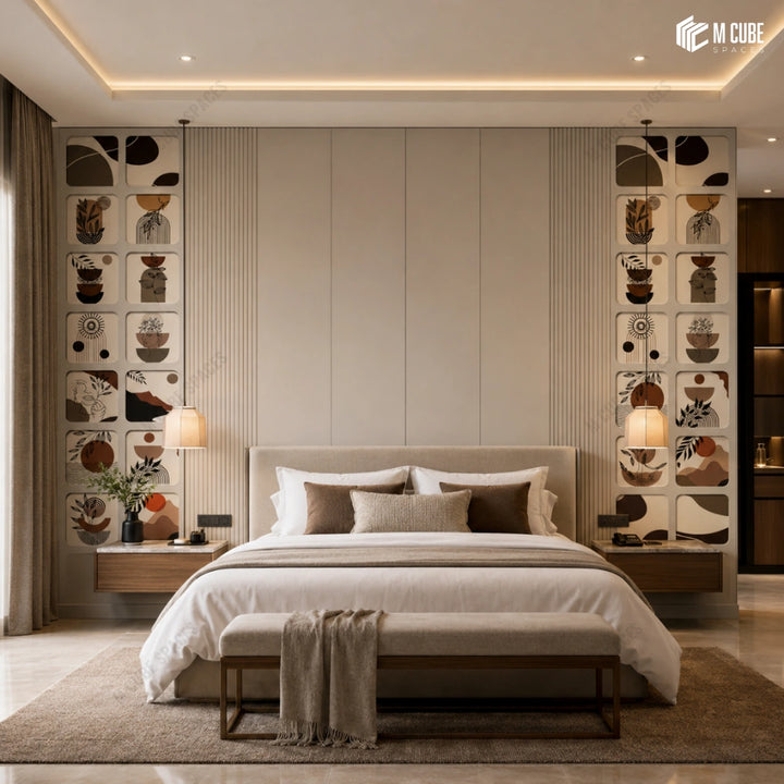 Sephora Designer, Plain & Fluted HDHMR Wall Panel Combination – 8 mm | MWP-USX-114 inspiration