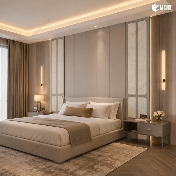 Sephora Designer, Plain & Fluted HDHMR Wall Panel Combination – 8 mm | MWP-USX-118 inspiration