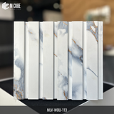 Marble & Stone Louver Panel – Straw Series – 8 ft x 4.5 in | MLV-WOU-113