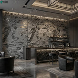 Opaque Stone Veneer - Supreme Black Metallic