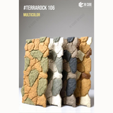 PU Stone Wall Panel – TerraRock Multicolor – 4 ft x 2 ft | 35mm
