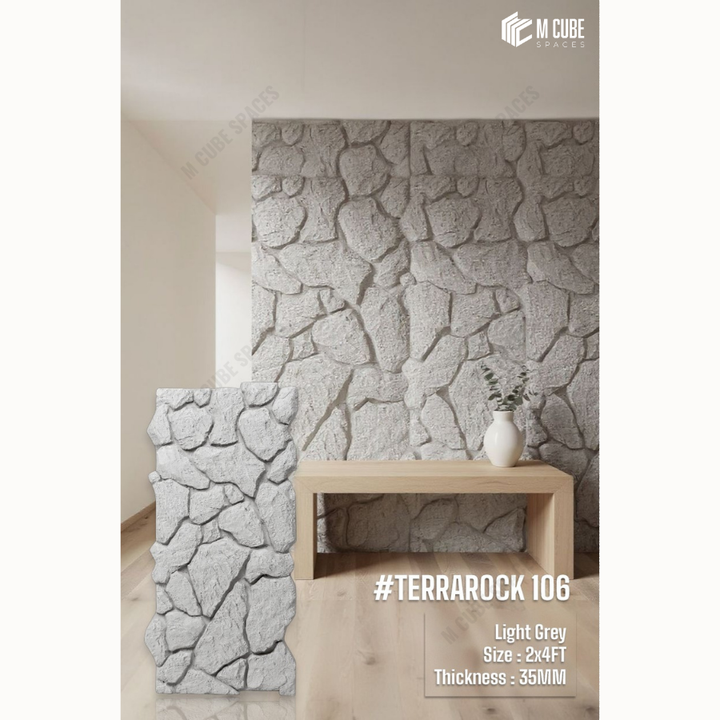 PU Stone Wall Panel – TerraRock – 4 ft x 2 ft | 35mm