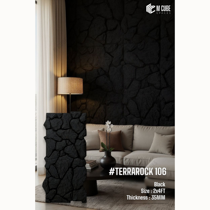 PU Stone Wall Panel – TerraRock – 4 ft x 2 ft | 35mm