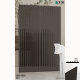 Fluted Acrylic Sheet – Translucent Grey Tinted 2 - Thick Ribbed Panel – 8 ft x 4 ft – 4mm